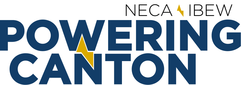 NECA IBEW Powering Canton Logo - Full Color