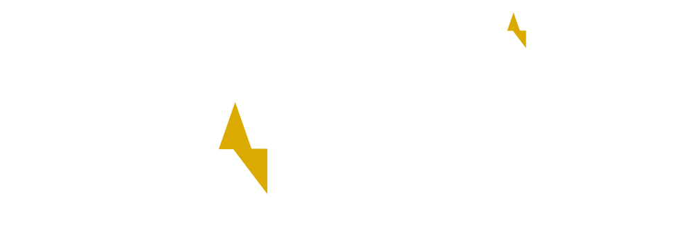 NECA IBEW Powering Canton Logo - White